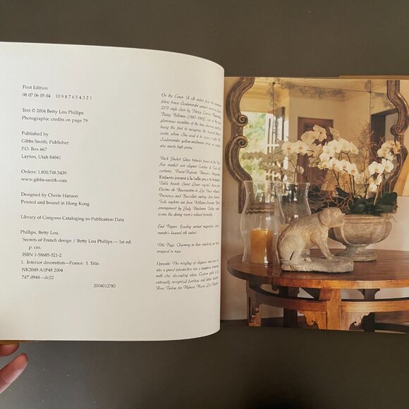 Interior Design Book, Decorating Book, Betty Lou Phillips, French Design - Picture 2 of 10